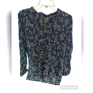 XL Eddie Bauer Women's Floral Blouse